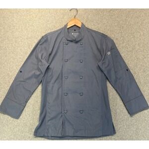 Chef Works Mens Chef Coat Jacket Double Breasted Gray Kitchen Uniform S Lot Of 3